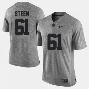 Gray Gridiron Limited Anthony Steen Alabama Jersey Gridiron Gray Limited #61 Men 897104-153