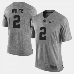Gridiron Gray Limited DeAndrew White Alabama Jersey #2 For Men Gray Gridiron Limited 758257-920