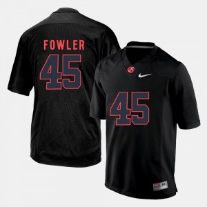 Jalston Fowler Alabama Jersey Men #45 Black College Football 342831-533