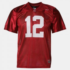 College Football For Men's Joe Namath Alabama Jersey Red #12 175194-814