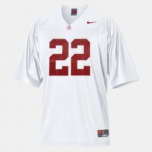 College Football Mark Ingram Alabama Jersey #22 White For Kids 373108-403