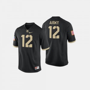 Army Jersey College Football Men's Black #12 726099-445