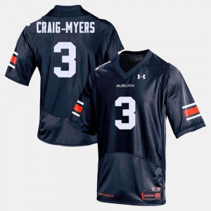 College Football Navy Nate Craig-Myers Auburn Jersey Mens #3 563767-909