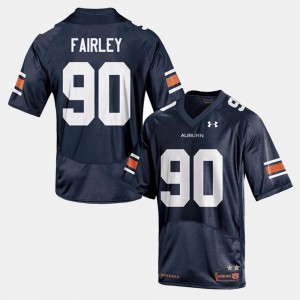 #90 Navy College Football Nick Fairley Auburn Jersey Men 955145-141