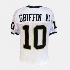 College Football #10 White Youth Robert Griffin III Baylor Jersey 399632-737