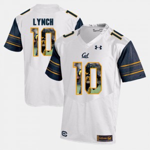 Marshawn Lynch Cal Bears Jersey #10 Men White Player Pictorial 414485-193