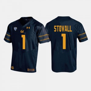 College Football #1 Navy Melquise Stovall Cal Bears Jersey Mens 426118-980