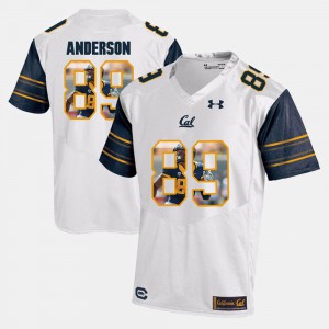 Stephen Anderson Cal Bears Jersey Player Pictorial White Mens #89 181104-959