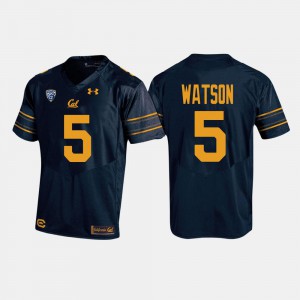 College Football Navy Tre Watson Cal Bears Jersey Men #5 459655-952