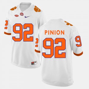 Bradley Pinion Clemson Jersey #92 College Football White Men 797347-993