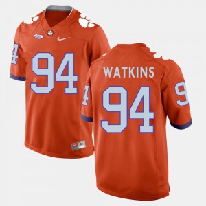 Carlos Watkins Clemson Jersey For Men #94 Orange College Football 886600-255