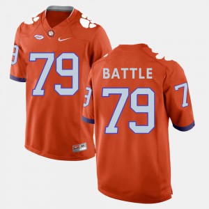 #79 For Men Isaiah Battle Clemson Jersey Orange College Football 227842-773