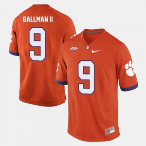 Orange College Football Wayne Gallman II Clemson Jersey Men #9 441902-127