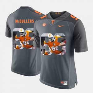 Grey #98 Pictorial Fashion Daniel McCullers UT Jersey Mens 613413-473