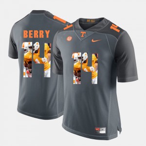 #14 Pictorial Fashion Mens Grey Eric Berry UT Jersey 539774-752