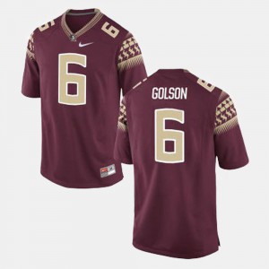 #6 Everett Golson FSU Jersey College Football Maroon For Men 107047-208