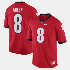 Alumni Football Game A.J. Green UGA Jersey #8 Red For Men's 308779-537