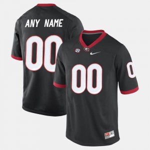 Black For Men College Limited Football UGA Customized Jerseys #00 231783-338
