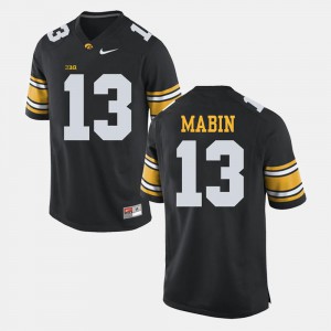 #13 Black For Men's Greg Mabin Iowa Jersey Alumni Football Game 451742-159