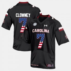 Jadeveon Clowney South Carolina Jersey #7 Black US Flag Fashion For Men's 858757-488