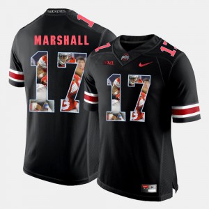 Pictorial Fashion #17 Jalin Marshall OSU Jersey For Men Black 404920-156