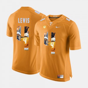 #4 Pictorial Fashion LaTroy Lewis UT Jersey Orange Men 205035-592
