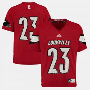 College Football #23 Louisville Jersey Red Men 685825-398
