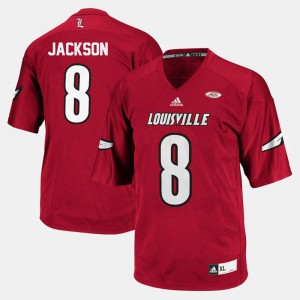 #8 Red Lamar Jackson Louisville Jersey Mens College Football 966325-793