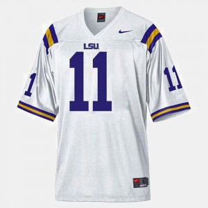 #11 White Spencer Ware LSU Jersey For Kids College Football 733227-965