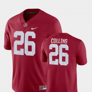 Men College Football Game Landon Collins Alabama Jersey Crimson #26 124906-636