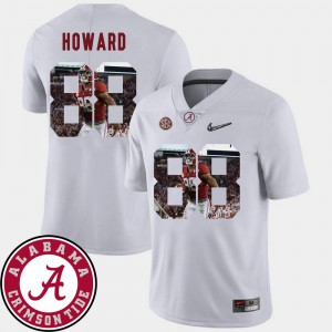 White For Men's #88 Football O.J. Howard Alabama Jersey Pictorial Fashion 620108-140