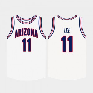White College Basketball Men Ira Lee Arizona Jersey #11 529368-305