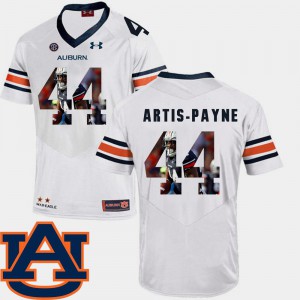 Football Cameron Artis-Payne Auburn Jersey White Pictorial Fashion #44 Men 631146-294