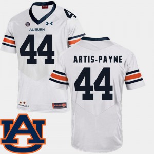 SEC Patch Replica College Football For Men Cameron Artis-Payne Auburn Jersey #44 White 358611-422