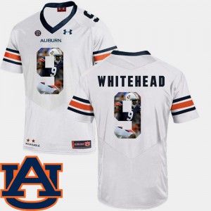 Football Mens Pictorial Fashion White Jermaine Whitehead Auburn Jersey #9 792875-196