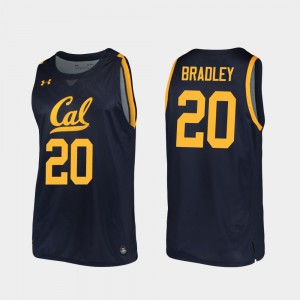 Matt Bradley Cal Bears Jersey 2019-20 College Basketball Replica #20 Navy Mens 600984-298