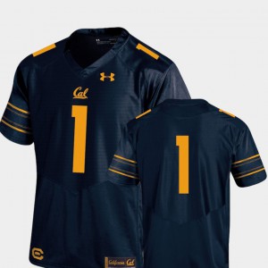 Navy College Football Performance Premier #1 Cal Bears Jersey For Men 818688-858