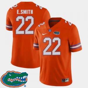#22 2018 SEC Orange Men's E.Smith Gators Jersey College Football 996309-538