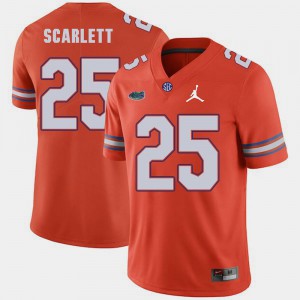 Orange Replica 2018 Game Men's Jordan Scarlett Gators Jersey #25 Jordan Brand 791496-606