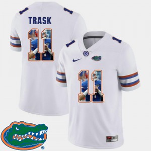 #11 White Pictorial Fashion For Men's Kyle Trask Gators Jersey Football 423805-546