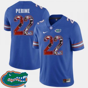 Lamical Perine Gators Jersey For Men #22 Football Pictorial Fashion Royal 110724-763