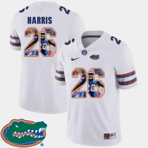 Marcell Harris Gators Jersey Football Pictorial Fashion For Men #26 White 266974-831