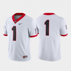 UGA Jersey College Football #1 Game White For Men 908596-286
