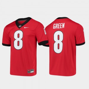 Red Game For Men Alumni Player College Football #8 A.J. Green UGA Jersey 681697-998