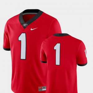 College Football UGA Jersey Red #1 Mens 2018 Game 905736-978