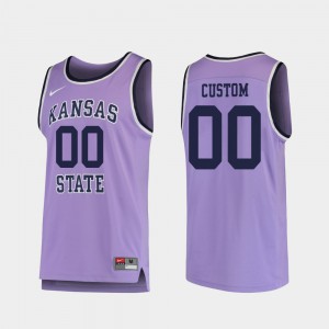 KSU Customized Jerseys #00 College Basketball Men Replica Purple 908761-458