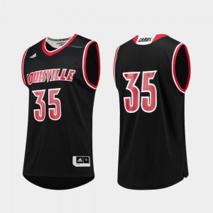 Replica Black Mens College Basketball #35 Louisville Jersey 942183-855