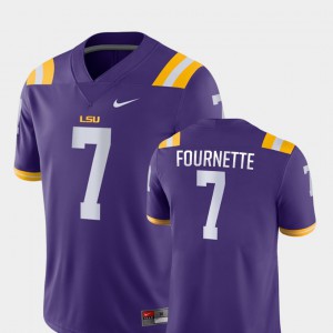 College Football Game Purple Leonard Fournette LSU Jersey For Men's #7 797594-147