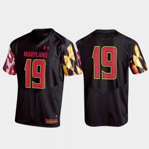 #19 Replica Black For Men Maryland Jersey 957879-435