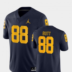 For Men College Football Jake Butt Michigan Jersey Navy #88 Game 795573-614